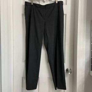 Lafayette 148 New York Women’s Gray Trouser Pants 96% Virgin Wool Size 14